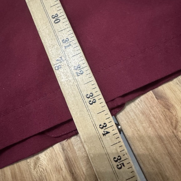 Vintage Eddie Bauer Jacket Mens M Red Parka Hooded Full Zip Snap Outdoor Pockets - Picture 5 of 5